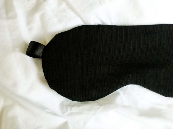 Organic Cotton Ribbed Sustainable Sleep Mask