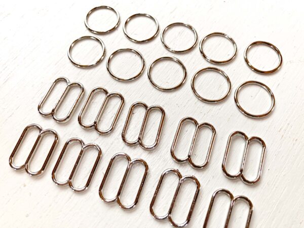 15mm wide mouth rings and sliders