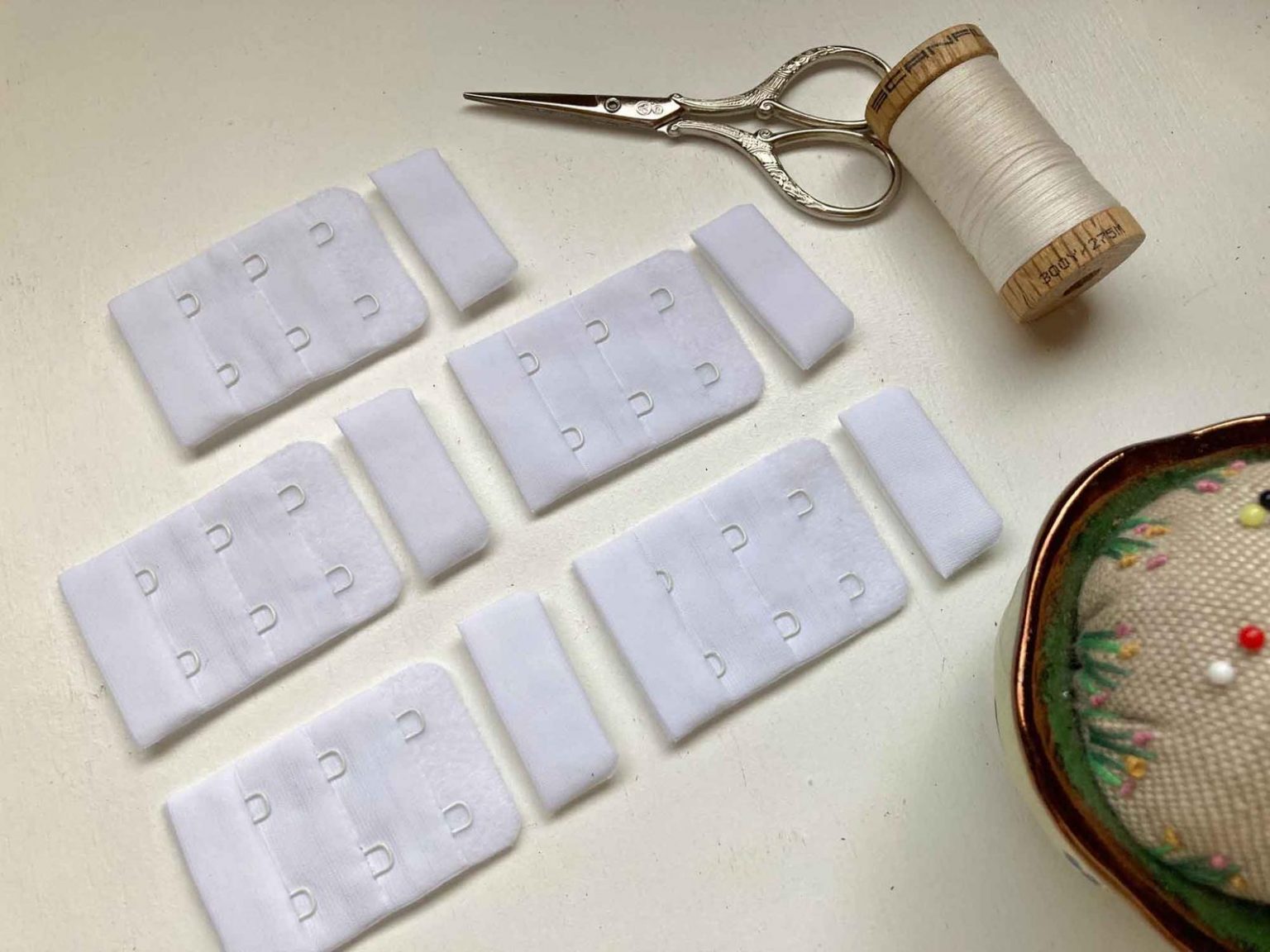 38mm Bra Fasteners White Sew Projects