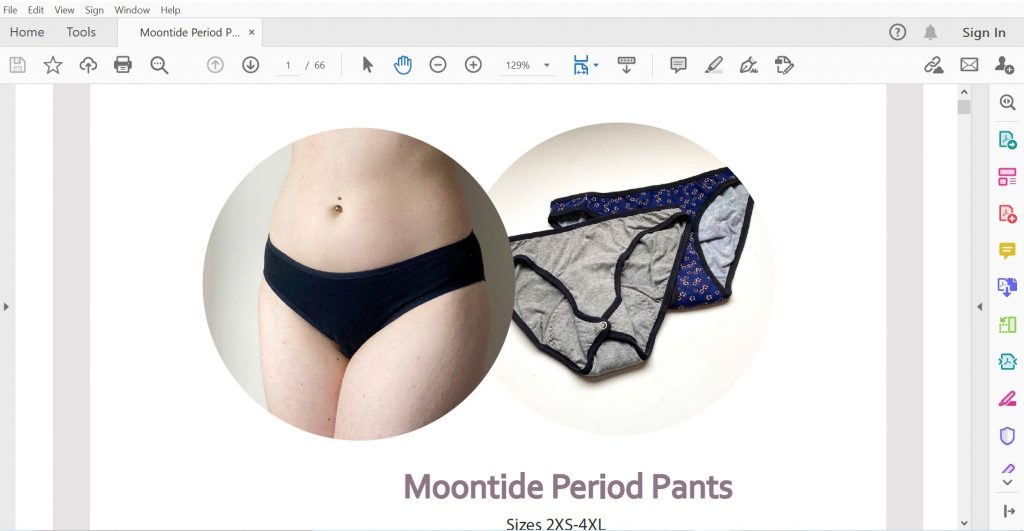 Learn to sew your own period pants! Introducing the Moontide Period Pants  Pattern - Sew Projects