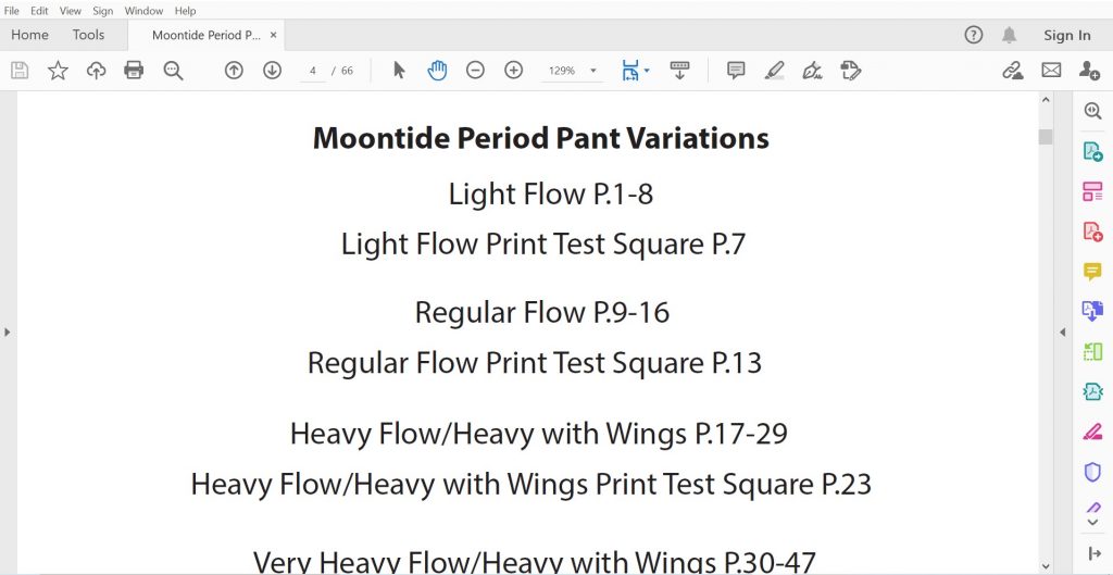 How to print PDF and digital patterns guide