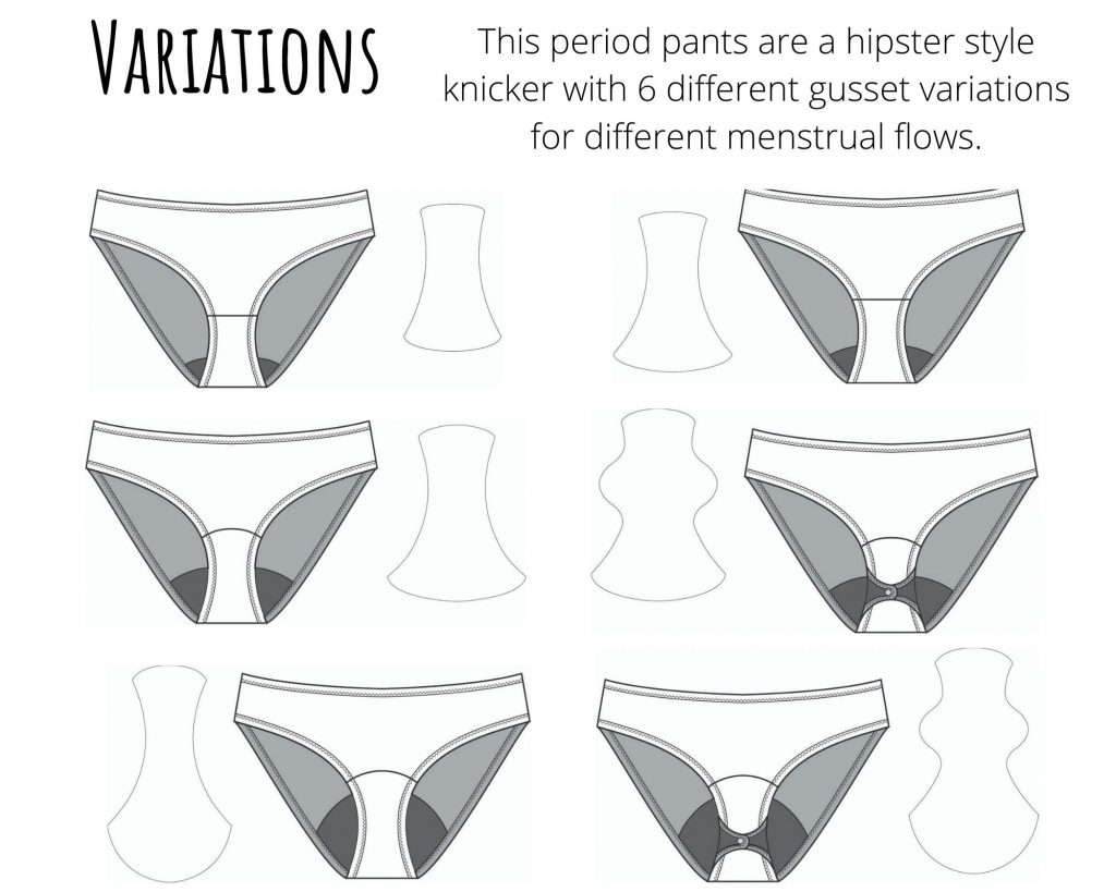 Moontide Period Pants Variations